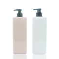 750ml Square plastic pink color pet lotion shampoo