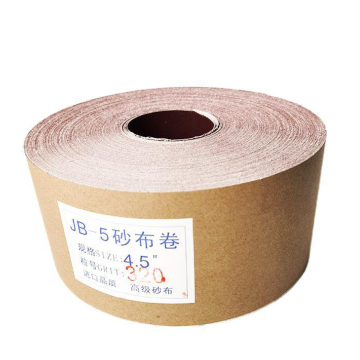 Hand Torn JB-5 Gauze Soft Sandpaper Roll for Wood & Wall Polishing