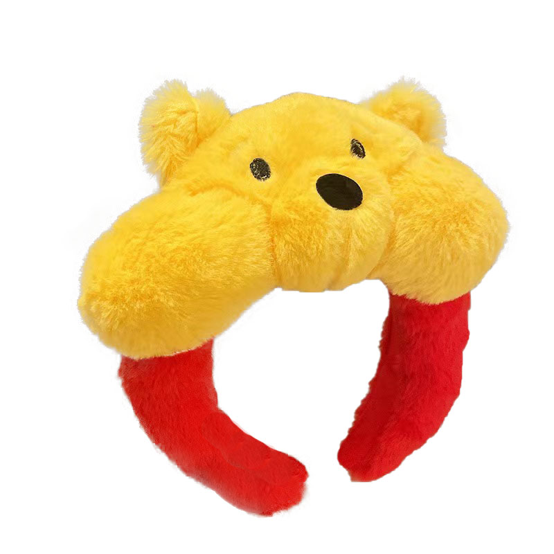 Winnie the pooh fluffy daily 페이스 워시 헤드 밴드