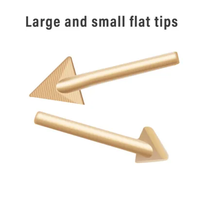 Plastic Bumper Repair Soldering Iron Tip - 16mm/20mm Triangular Copper Tip