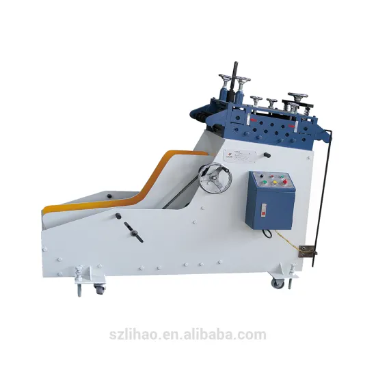 uncoiler machine cum steel plate sheet metal flattening machine