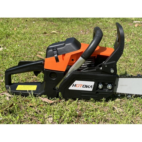 One-Hand Woodworking Petrol 62cc Chainsaw