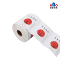 Roll printed healthcare labels