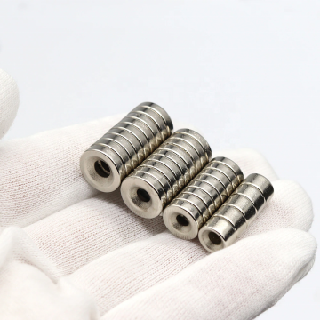 Hot Sale Powerful Countersunk Magnetic Disc Neodymium Magnets with Screw Hole
