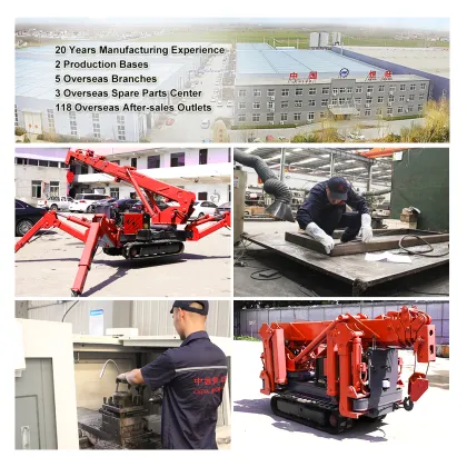 HWSC5T Hengwang 5T Mini Floor Spyder Boom Crane