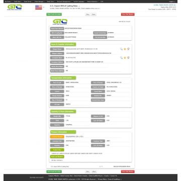 Datos de aduanas de EE. UU. Para el carbono