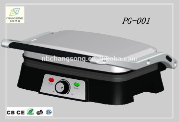 180 degree open 2 slice contact grill with CE ROHS PG-001