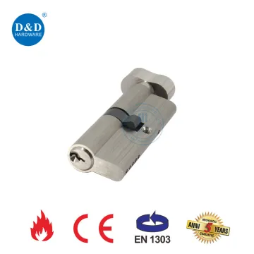 BS EN1303 Brass Lock Cylinder with Peanut Knob