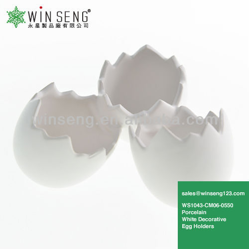 Porcelain White Decorative Egg Holders WS1043-CM06-0550