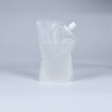 Geri dönüştürülebilir özel plastik torbalar İçecekler için sıvı ayakta duran kese