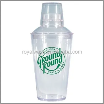 Wholesale Hot Sale: 750ml Plastic Cocktail Shaker, Shaker Cup & Bottle Shaker
