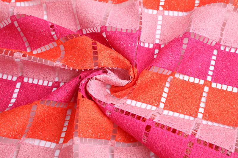 Square Chemical Lace Fabric