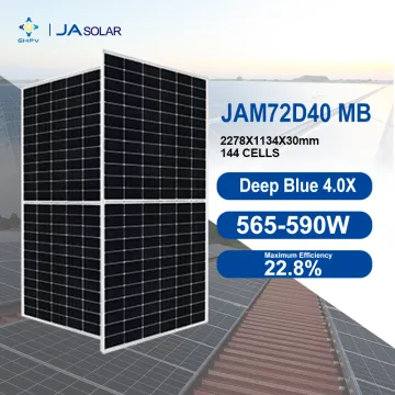 Ja Solar PV Modules: 565W to 590W Mono Perc Photovoltaic Solar Panels in China's Rotterdam Warehouse