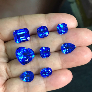 Cobalt Blue Mint Green Natural Spinels