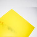 Transparent Yellow Frosted PET Sheet for Printing