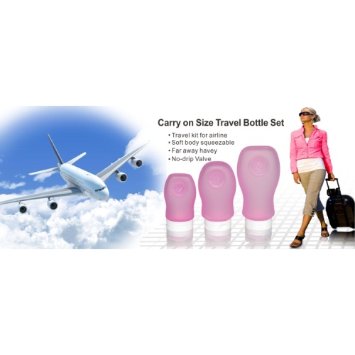 Food grade silicone shampoo squeeze travel bottle