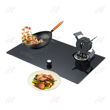 Custom Glass Top Euro Modern 2-Burner LPG Gas Hob Cooktop for Kitchen