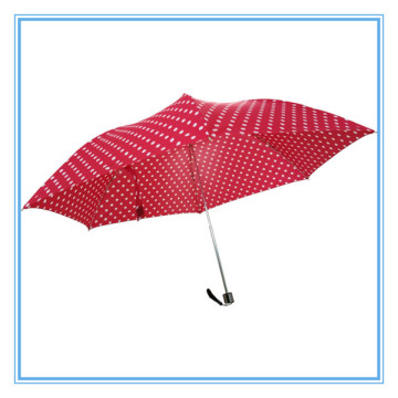 19"*6K 3 Fold Dots Mini Umbrella, Cute Pencil Umbrella, Special Umbrella