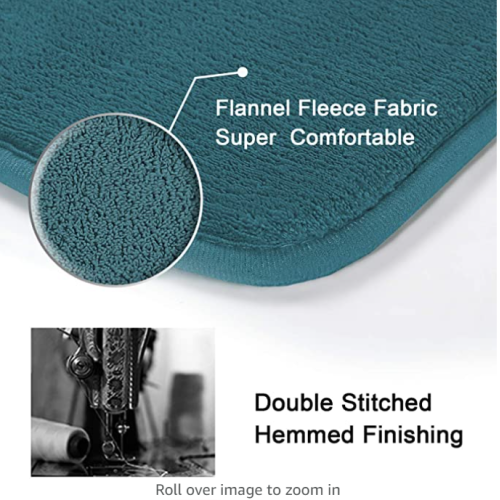 2 Pieces New design memory foam bath mats