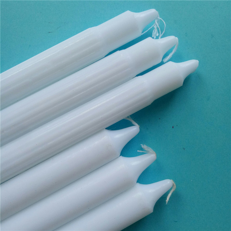 Lighting Paraffin Wax White Plain Candles