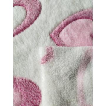 Poly Print Double Coral Fleece