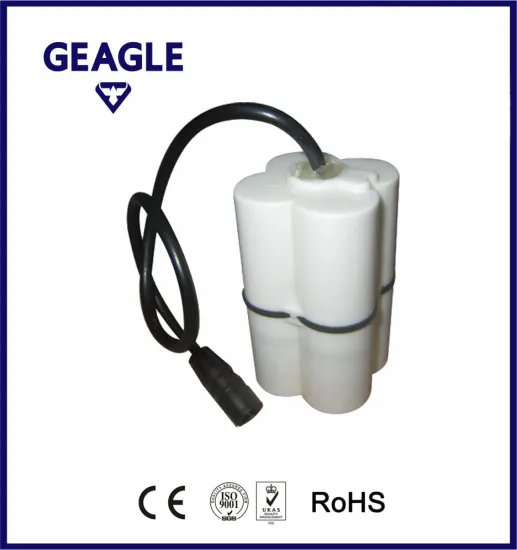 Compact 6V Waterproof Battery case DC5E with 4pcs*AA Batteries for Urinal flusher