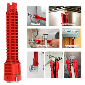 Faucet และ Sink Wrench Faucet และ Sink Installer, เครื่องมือประแจประแจอเนกประสงค์สำหรับชามห้องน้ำ 8 ใน 1 หรือ 5 ใน 1