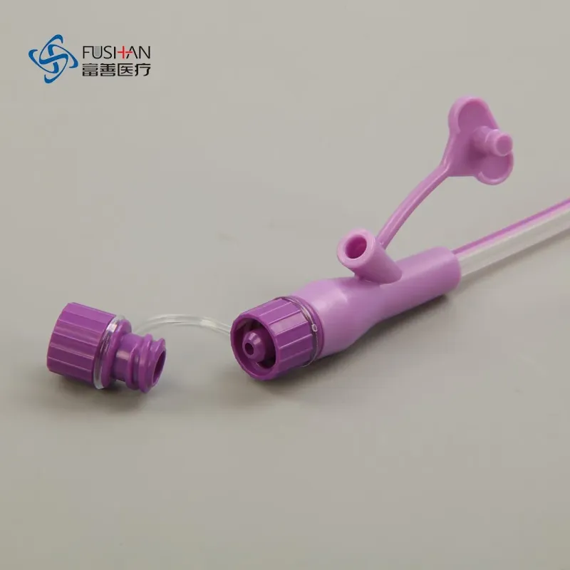 Medical Polyurethane/Silicone/PVC Feeding Catheter Tube with Stylet/Enfit Type