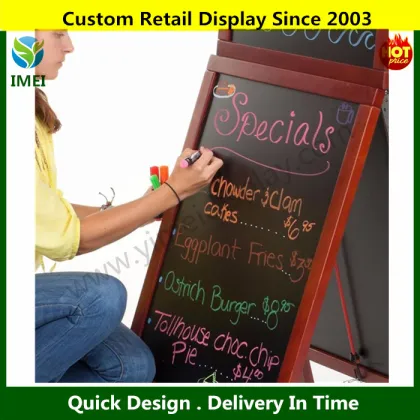 wall decoration blackboard slate customized printing advertising blackboard Display Board chalkboard YM07304