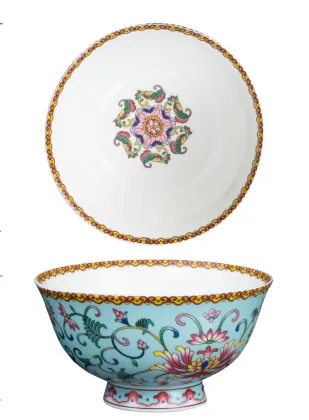 Court-style Enamel Tableware set