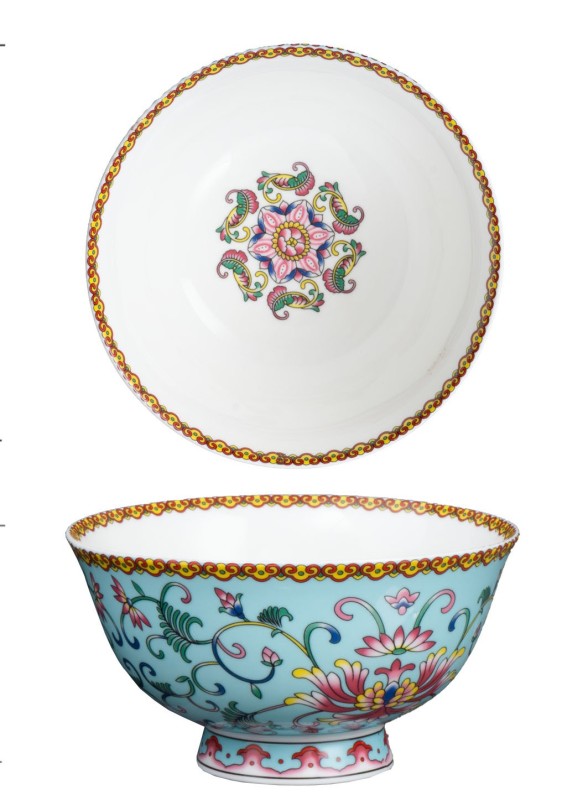 Court-style Enamel Tableware set