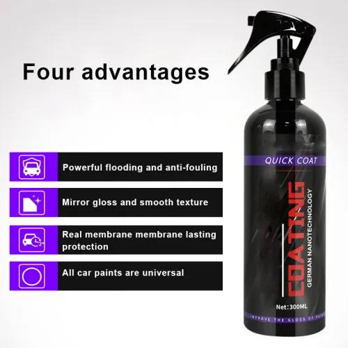 300ml Ceramic Car Wash Quick Waterless Car Coating Wax Polish Spray