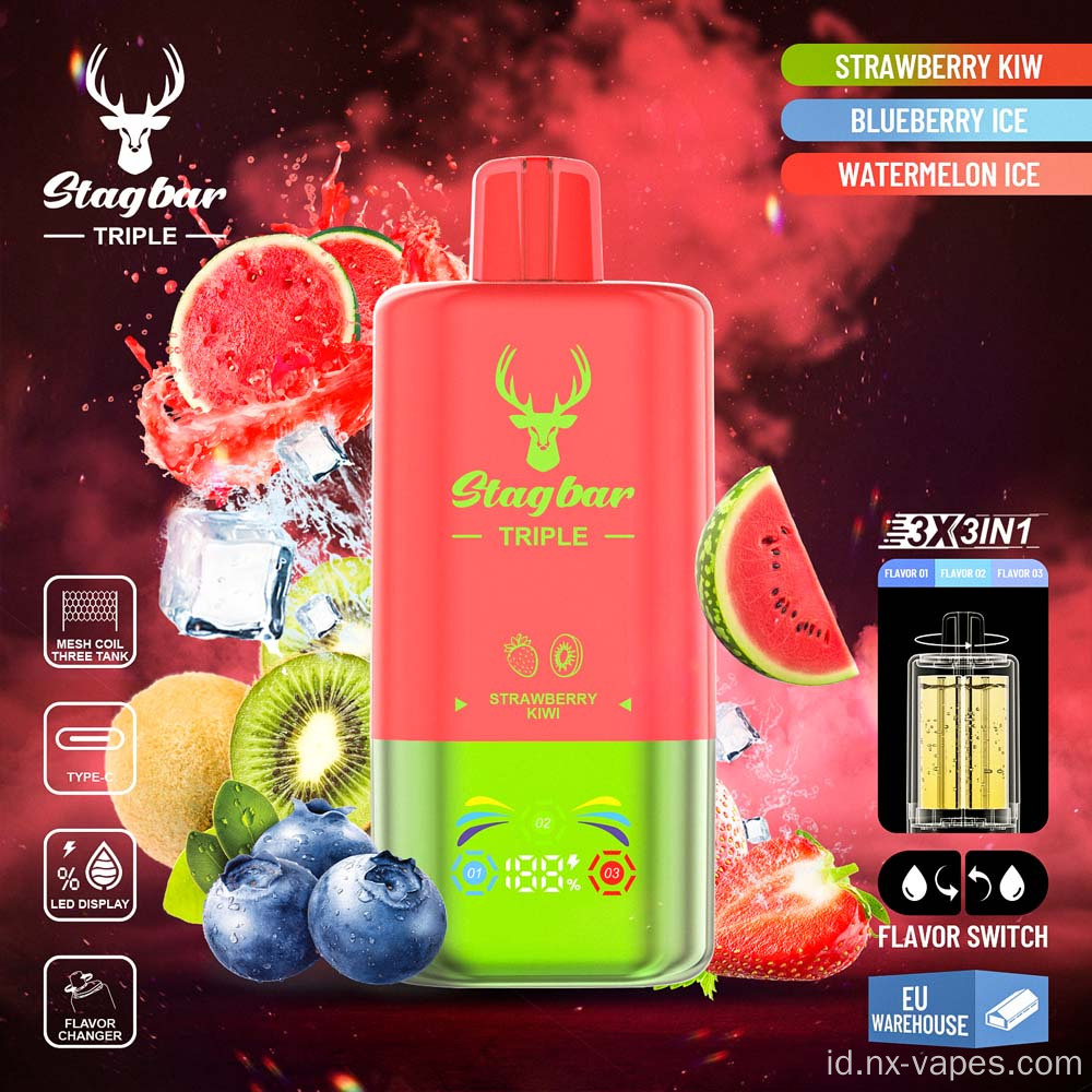 Stag Bar Triple 60000 Puffs Disposable Vape Wholesale