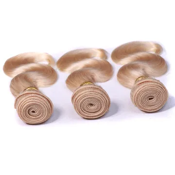 Wholesale Body Wave 613 Blond Weave Raw Mink Brazilian Bundles Cuticle Aligned Virgin Human Hair Extension