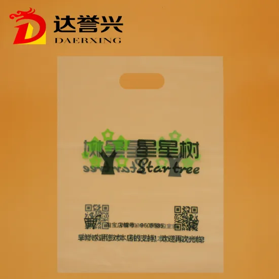 Transparent HDPE Die Cut Bag for Normal Usage