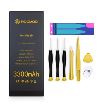 100% Pure Cobalt Rechargeable Battery For Iphone 8P