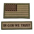 Tactical Morale tùy chỉnh khóa dán Patches USA Flag Multitan