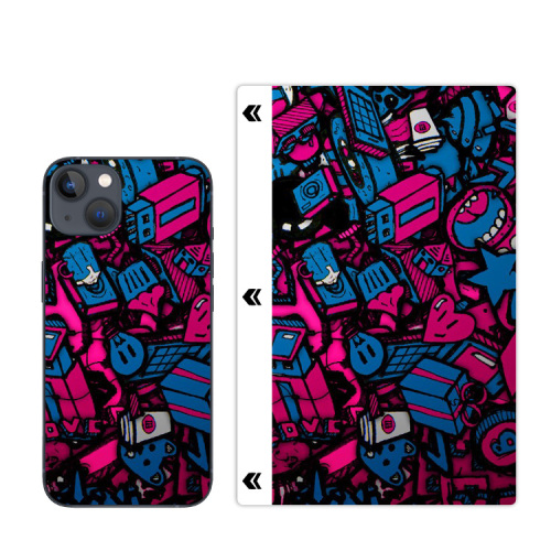 Mobile Phone Leather Back Protective Film Back Sticker