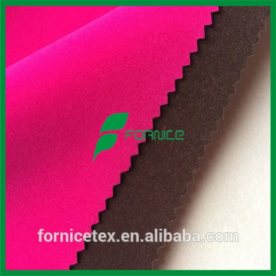 China manufacturer Egypt Plain tricot Flocking Fabric