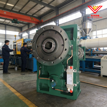 Reductor de extrusión verde vertical con intercambiador de calor frontal