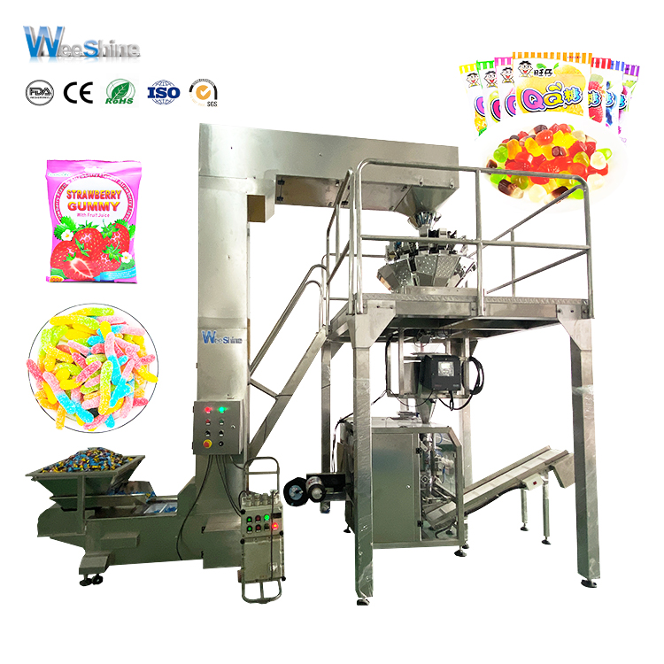 WPV160 Emballage de bonbon gommeux entièrement automatique de haute qualité