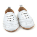 Sapatos casuais de couro unissex de alta qualidade para bebês