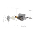 Efficient 300W Solar Powered Floodlight for Outdoor Use