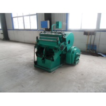 Semiautomatic cardboard die cutting creasing machine