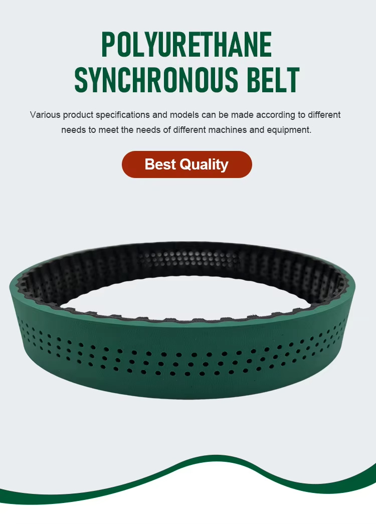 Packing Equipment Perforated Rubber Drive Belt