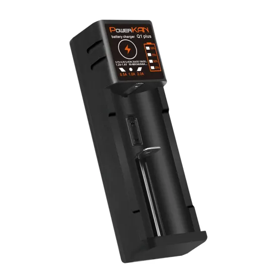 Q1PLUS - NewQQ Portable Intelligent 1-Slot Battery Charger: Fast 5A Charge for Li-ion & Ni-MH Batteries - Simple & Efficient Solution