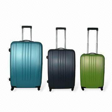 3-pieces 50/60/70cm Trolley Luggage, Made of ABS, No Expander and Logo