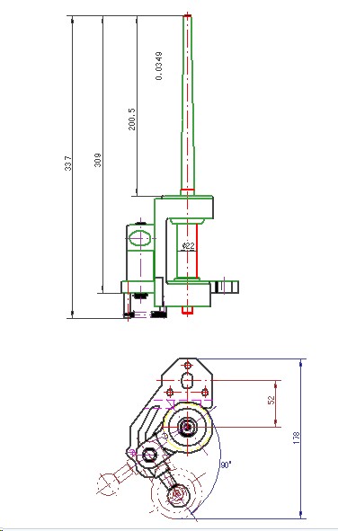 hollow spindle for fancy yarn twisting machine