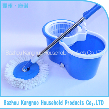 convenient Innovative single bucket polyester mop head wet & dry magic spin floor mop
