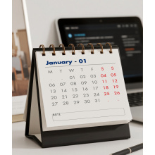 Customized printable monthly calendar